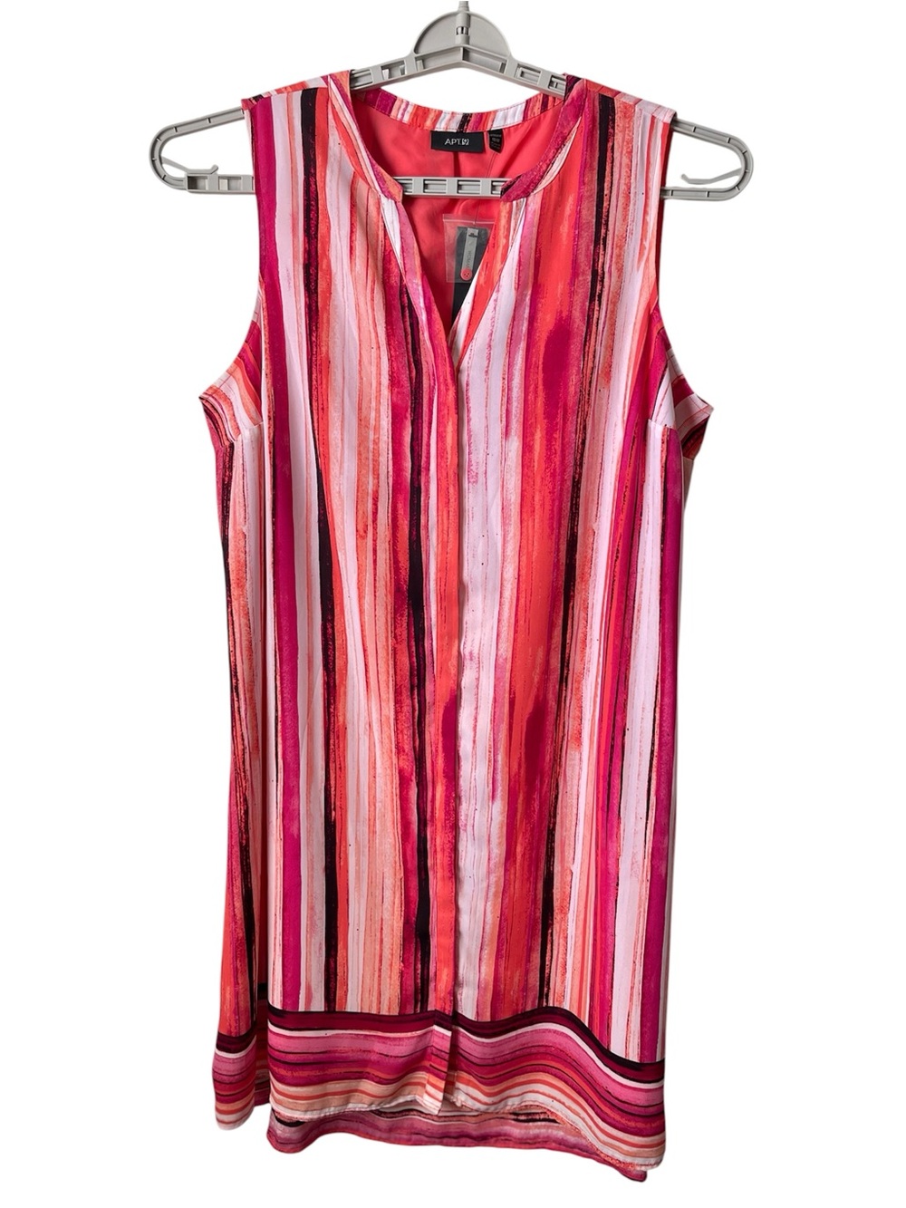 Apt 9 Sleeveless Split V-neck Dress Light Weight Breezy Women’s Size 18W NWT